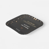 Familie Sibling Schwarz einfache moderne Joint Geb Pappteller (Gewinkelt)