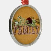 Familie Silbernes Ornament (Rechts)