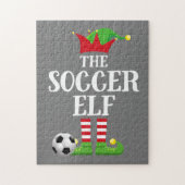 Familie Soccer Elf passt Weihnachtsmannschaft Elf Puzzle (Vertikal)