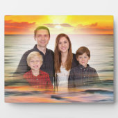 Familie Sonnenuntergang 1738 Fotoplatte (Vorderseite)