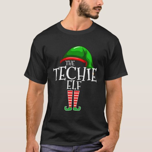 Familie Techie Elf T-Shirt (Vorderseite)