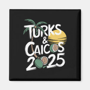 Familie Turks Caicos 2025 Reisegruppen Vacati Magnet