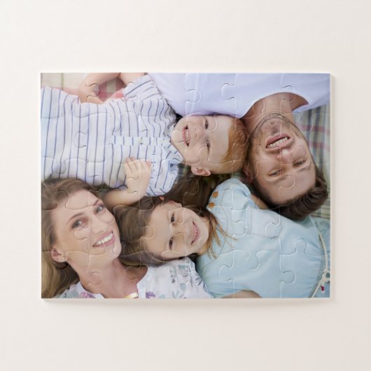 Familie überdacht 11" x 14" Jigsaw Puzzle (Horizontal)