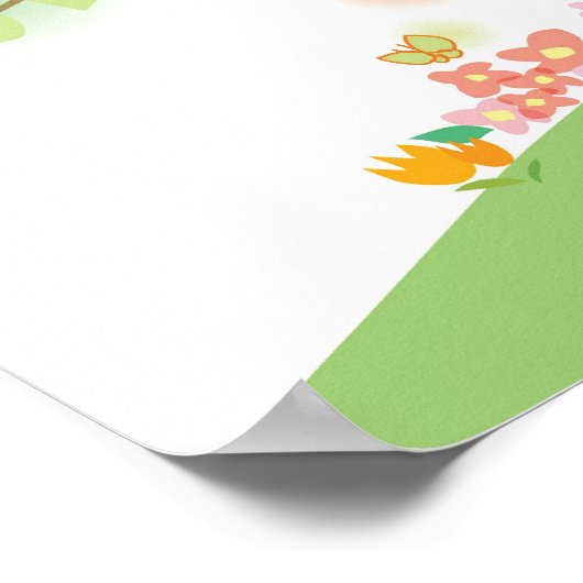 Familie und Baum Poster (Ecke)