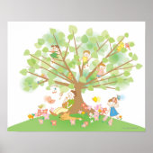 Familie und Baum Poster (Vorne)