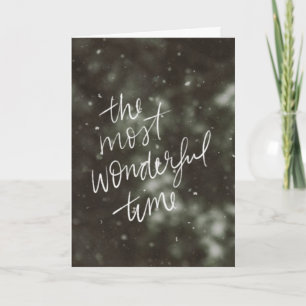 FAMILIE UND FREUND "SIND SO GEHALTEN" BEI CHRISTMA KARTE