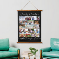 Familie und Freunde 20 Foto Masonry Grid Black