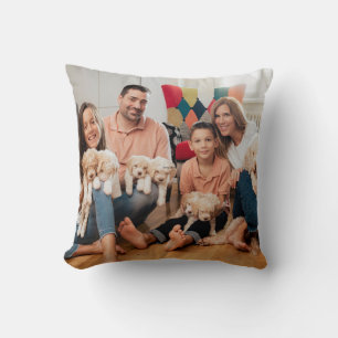 Familie und Freunde Foto Kissen