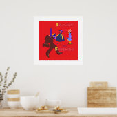 Familie und Freunde Poster (Küche)