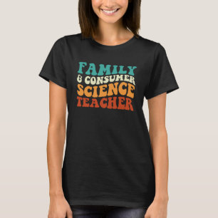 Familie und Konsumentenwissenschaftslehrer Retro G T-Shirt