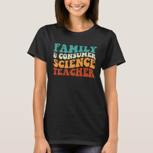 Familie und Konsumentenwissenschaftslehrer Retro G T-Shirt