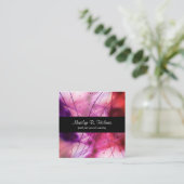 Familie und persönlicher Ratgeber Quadratische Visitenkarte (Stehend Vorderseite)