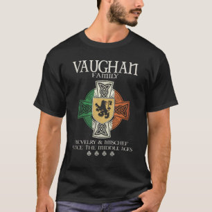 Familie Vaughan Arm Irland Irish Celtic Cross T-Shirt