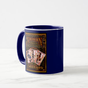 Familie Vaughn Wiedersehen-Kaffee-Tassenblau Tasse
