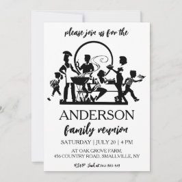 Familie vereint Wiedersehen-Einladungen Einladung