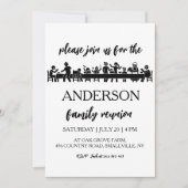 Familie vereint Wiedersehen-Einladungen Einladung (Vorderseite)