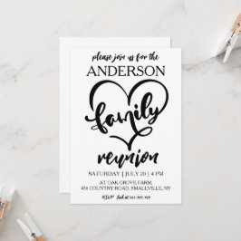 Familie vereint Wiedersehen-Einladungen Einladung