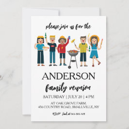 Familie vereint Wiedersehen-Einladungen Einladung