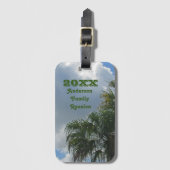 Familie vereint Wiedersehen-Urlaub Gepäckanhänger (Vorderseite Vertikal)