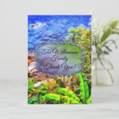 Familie Vielen Dank Yelapa Path View 0819 Dankeskarte (Stehend Vorderseite)