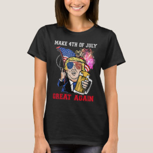 Familie vierter Juli lass USA Tag trinken amerikan T-Shirt