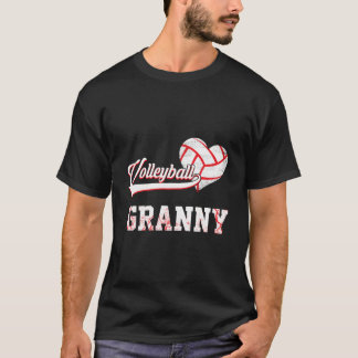 Familie Volleyball Spieler gibt Volleyball Granny T-Shirt