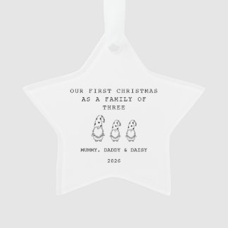 Familie von 3 Weihnachts-Gonk-Stern-Ornament Ornament