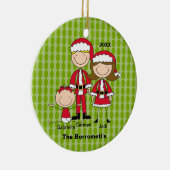 Familie von 3 Weihnachtsschmuck (Rechts)