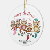 Familie von 5 Schüsseln Weihnachten Keramik Ornament (Links)