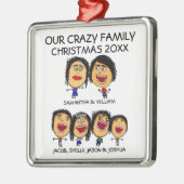 Familie von sechs Crazy Holiday Ornament (Links)