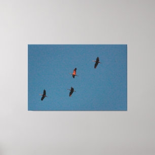 Familie von vier leinwanddruck