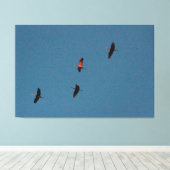 Familie von vier leinwanddruck (Insitu (Holzboden))