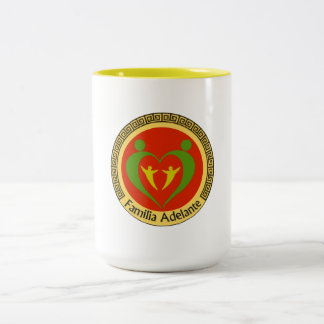 FAMILIE VORWÄRTS PROGRAMM-TASSE ZWEIFARBIGE TASSE
