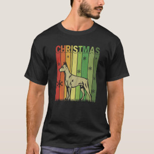 Familie Weihnachts-Pyjamas passend Retro Dobermann T-Shirt