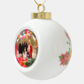 Familie & Weihnachtsmann 1583 Keramik Kugel-Ornament (Rechts)