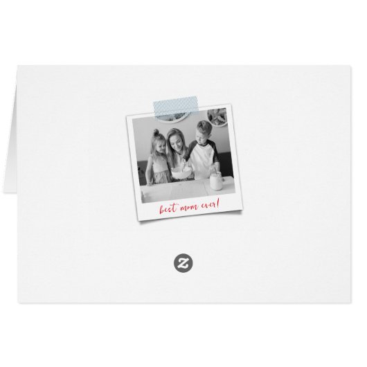 Familie Whimsical Elephant in Wald & Rote Sonne (Rückseite Horizontal)