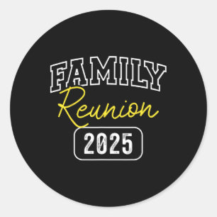 Familie Wiedersehen 2025 Store-Reihe Wiedersehen 2 Runder Aufkleber