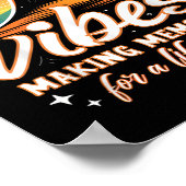 Familie Wiedersehen 2025 Vibes Erinnerungen machen Poster (Ecke)