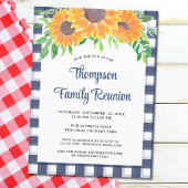 Familie Wiedersehen Rustikal Einladungspostkarte