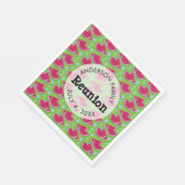 Familie Wiedersehen Watermelon Hintergrund Serviette (Ecke)