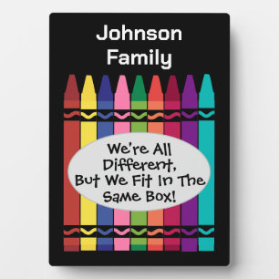 Familie Wir sind alle Spaß, aber wir passen in Box Fotoplatte