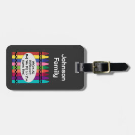 Familie Wir sind alle Spaß, aber wir passen in Box Gepäckanhänger