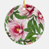 Familie: Wo komisch regiert tief Keramik Ornament (Hinten)