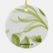 Familie: Wo komisch regiert tief Keramik Ornament (Hinten)