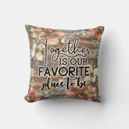 Familie Zuhause Rustikal Kissen