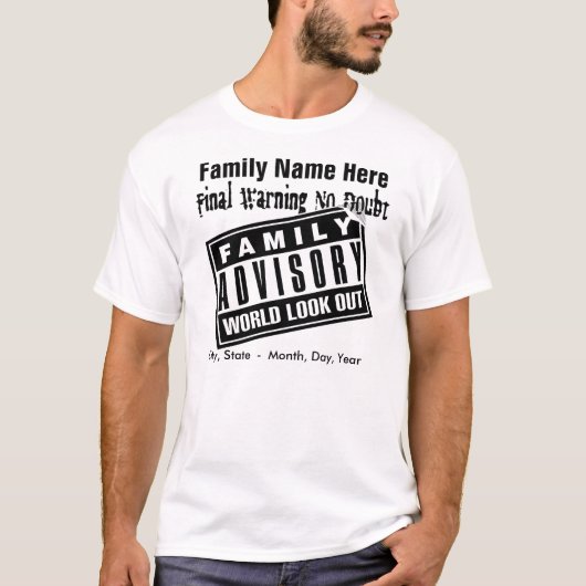 FamilieAdvisory T-Shirt (Vorderseite)