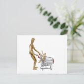 FamilieEinkäufe112409 Postkarte (Stehend Vorderseite)