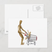 FamilieEinkäufe112409 Postkarte (Vorne/Hinten)