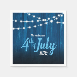 Familien-4.-Juli-BBQ-Party Serviette
