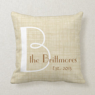 Familien-Andenken-Pergament-Kissen, fertigen Kissen